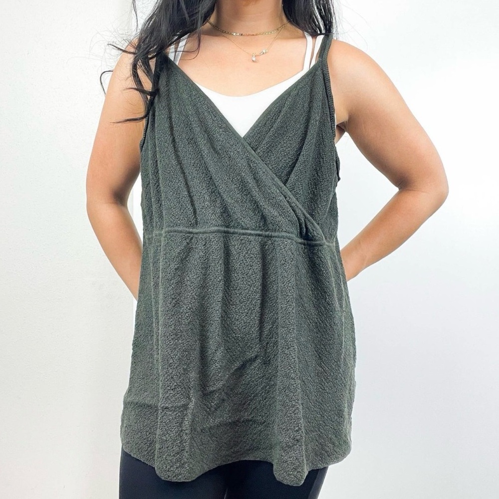 Eileen Fisher 100% wool sweater camisole, size XL